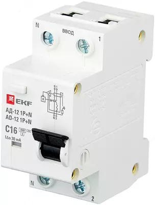 Дифференциальные автоматические выключатели АД-12 EKF Basik - от 1 000 сум / шт.