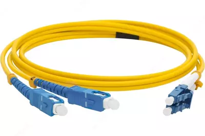 Патч-корд оптический LC/UPC-LC/UPC Single Mode Simpex LSZH 3м: Качество и надежность в каждом соединении
