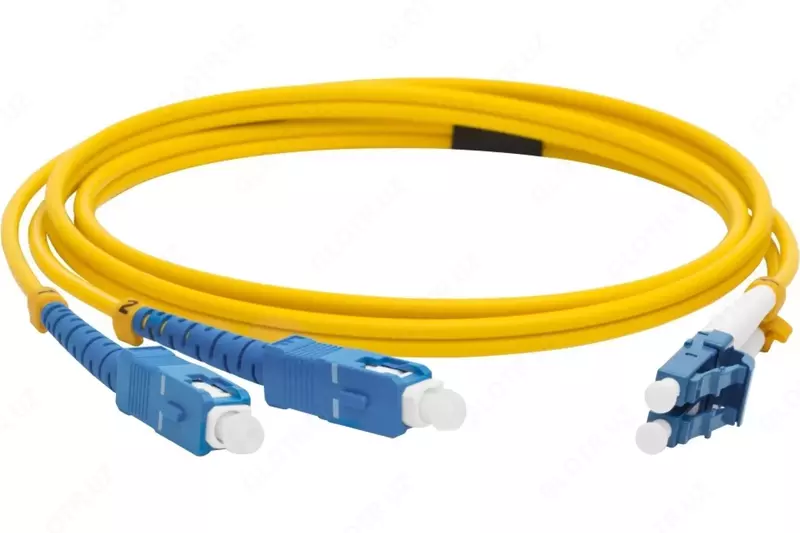 Патч-корд оптический LC/UPC-LC/UPC Single Mode Simpex LSZH 3м: Качество и надежность в каждом соединении