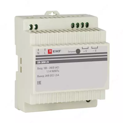 Блок питания 24В DR-30W-24 EKF PROxima: Эффективное и Надежное Энергоснабжение