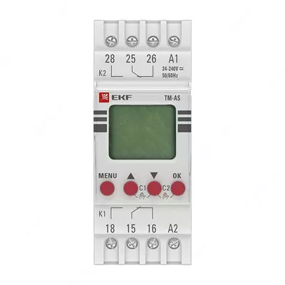 Таймер электронный астрономический двухканальный TM-АS EKF PROxima - от 1 000 сум / шт.