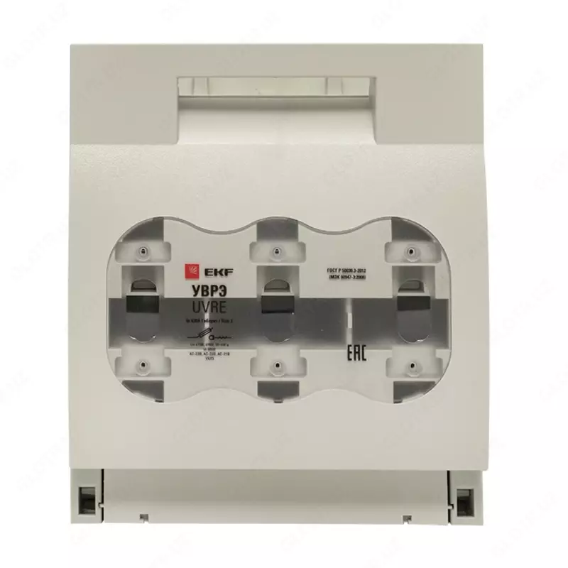 УВРЭ 630А откидного типа: надежная защита электрических систем совместно с предохранителями ППН (габ.3) от EKF
