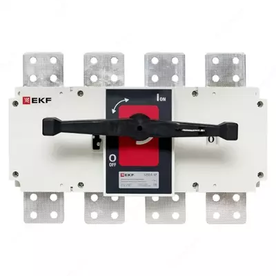Рубильник-выключатель 1250A 4P c рукояткой управления для прямой установки PowerSwitch EKF
