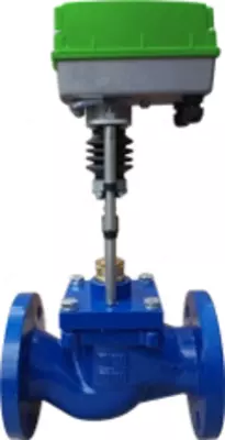 Клапаны регулирующие фланцевые с электрическими приводами МИЭП-1 и МИЭП-2