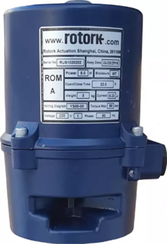 Четвертьоборотные электрические исполнительные механизмы (приводы) Rotork