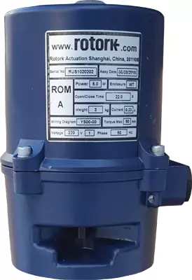 Четвертьоборотные электрические исполнительные механизмы (приводы) Rotork