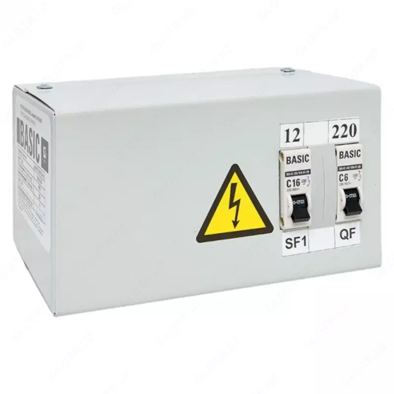 0.25 kva 220 / 12V EKF Basic pastga tushadigan transformator qutisi