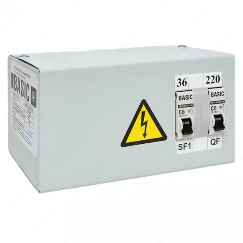 0.25 kva 220 / 36V EKF Basic pastga tushadigan transformator qutisi