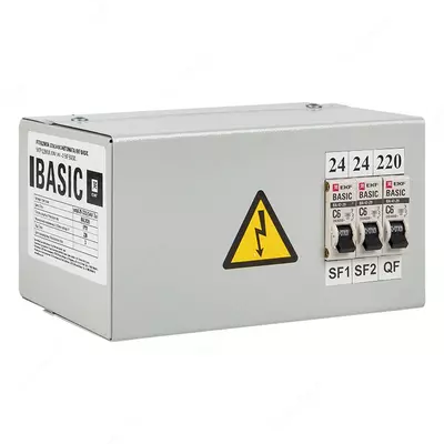 Ящик с понижающим трансформатором ЯТП 0.25кВА 220/24В (3 автомата) EKF Basic