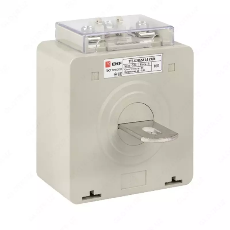 To'k transformatori TTE-A-750/5A kuchlanish terminali, aniqlik klassi 0,5 EKF PROxima