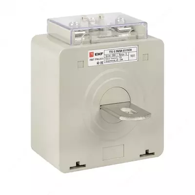 Tok transformatori TTE-A-300/5A kuchlanish terminali, aniqlik klassi 0.5 EKF PROxima