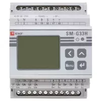 Многофункциональный измерительный прибор SM-G33H с жидкокристалическим дисплеем на DIN-рейку