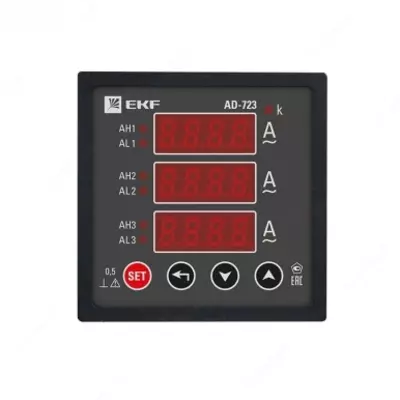 Ammetre ad-963 raqamli panel (96x96) uch fazali EKF PROxima - 1 000 so'm / donadan