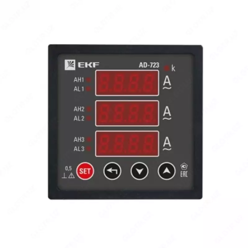 Ammetre ad-963 raqamli panel (96x96) uch fazali EKF PROxima - 1 000 so'mdan