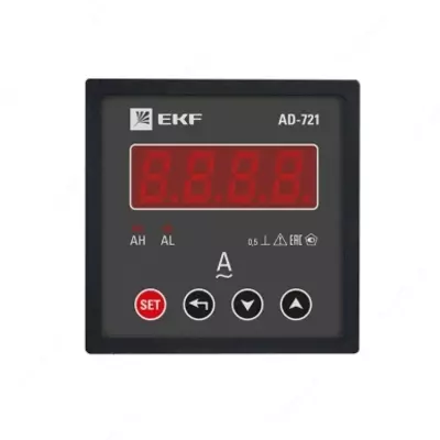 Ad-721 ampermetri paneldagi raqamli (72x72) bir fazali EKF PROxima - 1 000 so'm / donadan
