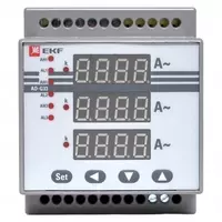 Амперметр AD-G33 цифровой на DIN трехфазный EKF PROxima (без поверки