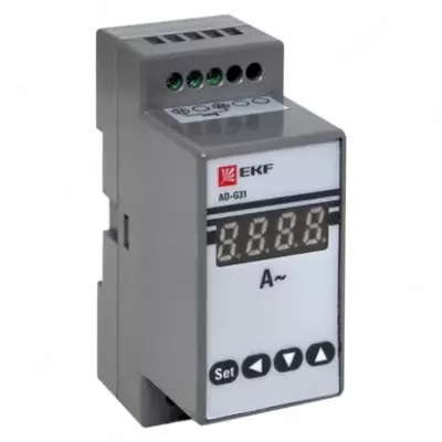 Амперметр AD-G31 цифровой на DIN однофазный EKF PROxima без поверки