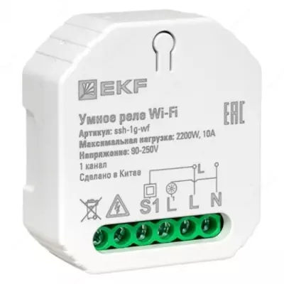 1-kanalli Wi-Fi EKF Connect rozetkasidagi aqlli dimmer - 1 000 so'm / donadan