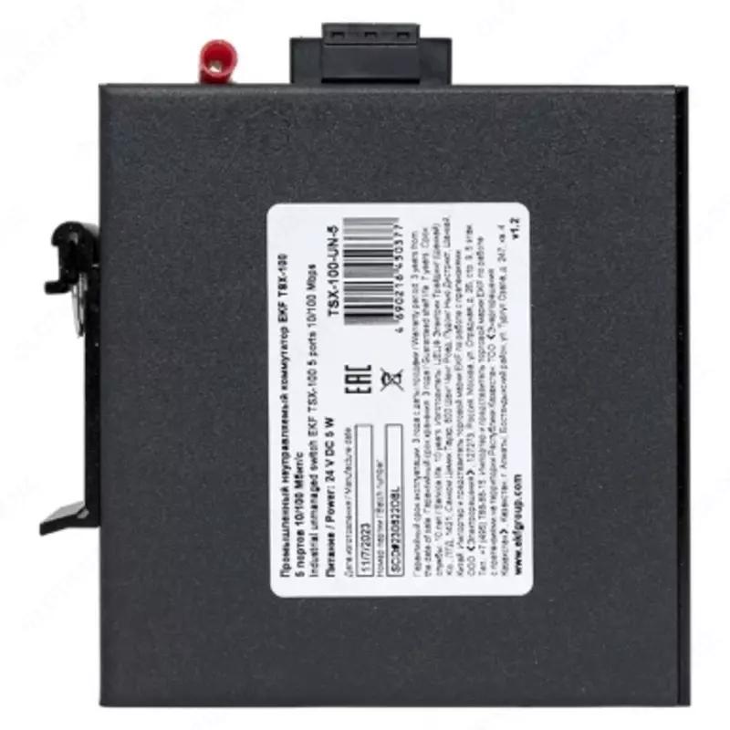 Промышленный неуправляемый коммутатор EKF TSX-100 5 портов 10/100 Мбит/с - от 1 000 сум