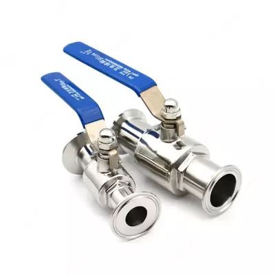 Гигиенический прямой шаровой клапан из нержавеющей стали 304