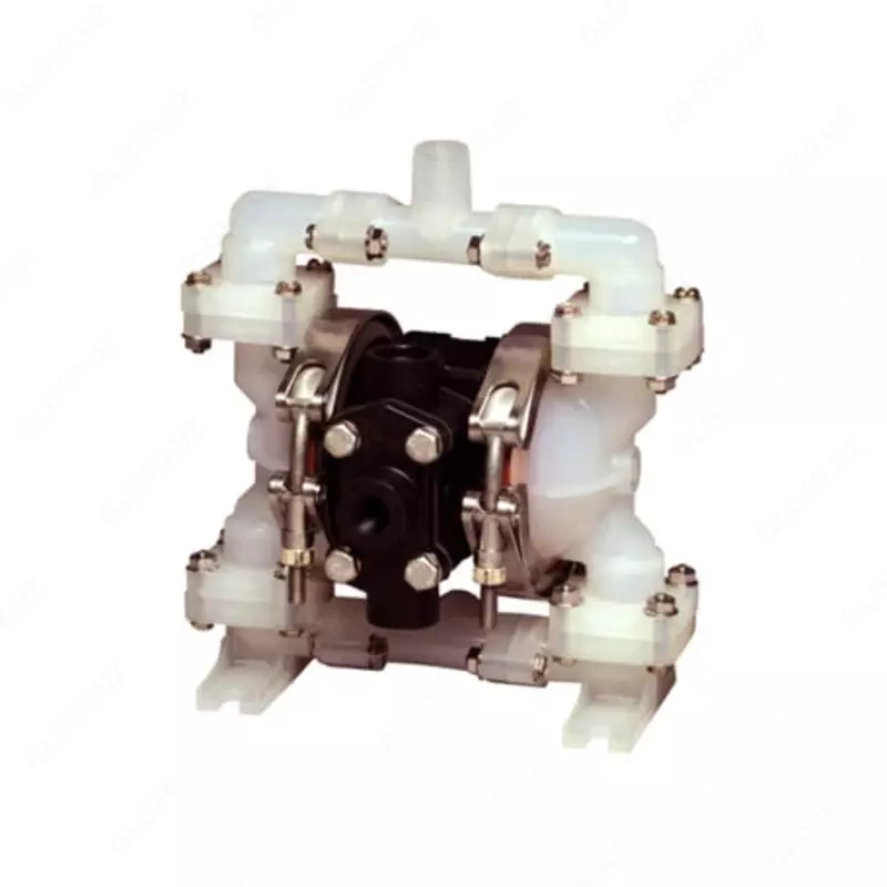 Metall bo'lmagan yuqori drenaj klapanli nasos Uorren Rupp Sandpiper - 4 GPM - PVDF/Kynar - PTFE
