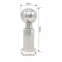 Вращающийся шар для чистки Tri Clamp: Эффективное средство обеспечения чистоты