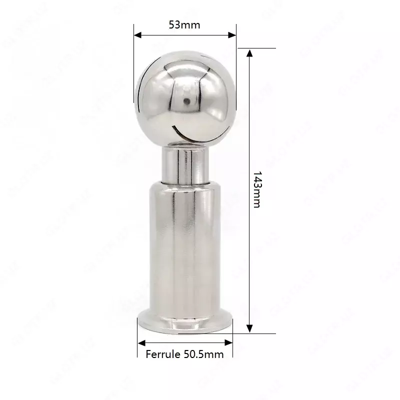 Вращающийся шар для чистки Tri Clamp: Эффективное средство обеспечения чистоты