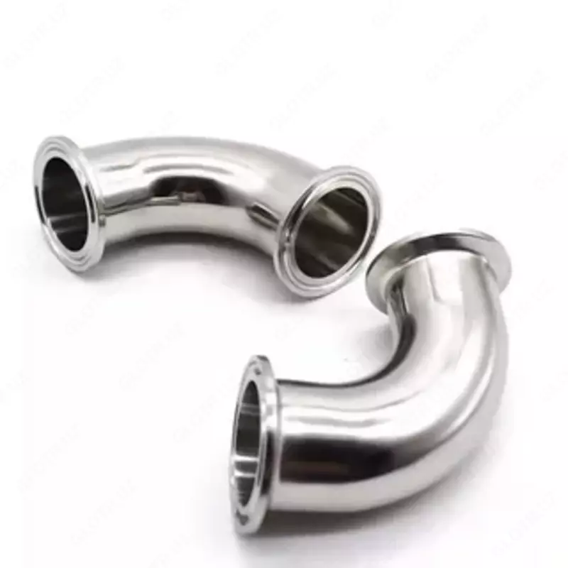 Санитарное колено SMS из нержавеющей стали на 90 градусов - от 1 000 сум