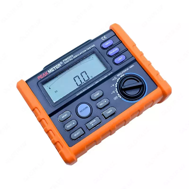 Измеритель сопротивления изоляции  (мегаомметр) PeakMeter MS5203