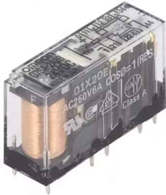 G7SA2A2B DC24, Реле безопасности, 24 В DC, DPST-NO, DPST-NC, G7SA, Гнездо, 6 А, Быстрое Соединение