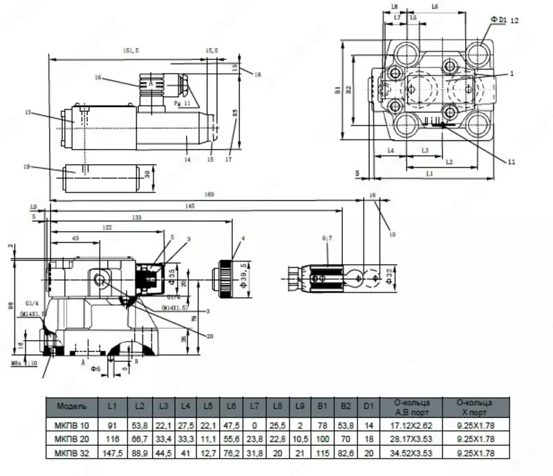 Гидроклапан предохранительный МКПВ 32/3 С3Р1 - 1 000 000 сум