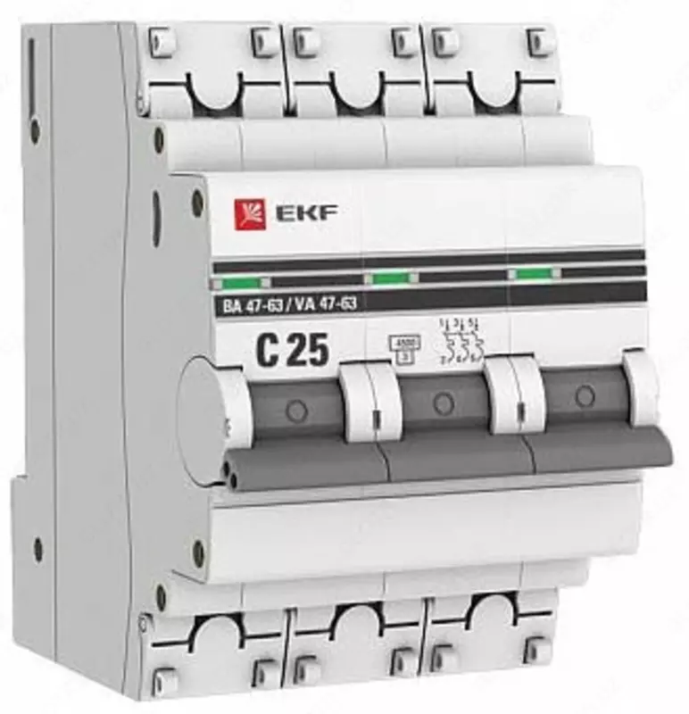 Avtomatik uzgich VA47-63 – Ortiqcha yuklama va qisqa tutashuvdan ishonchli himoya - 30 000 so'm