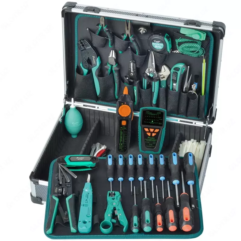 ProsKit Профессиональный набор инструментов для телекоммуникаций и сетей (MT-7029N)