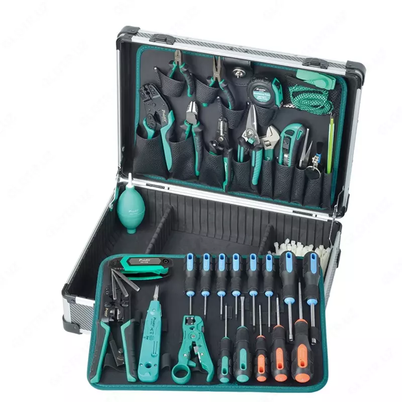 ProsKit Professional asboblar to‘plami telekommunikatsiya va tarmoqlar uchun