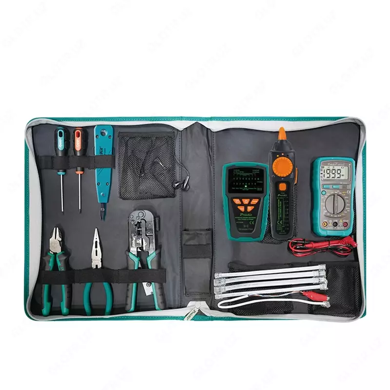 Наборы инструментов для установки телекоммуникационных сетей (ProsKit)