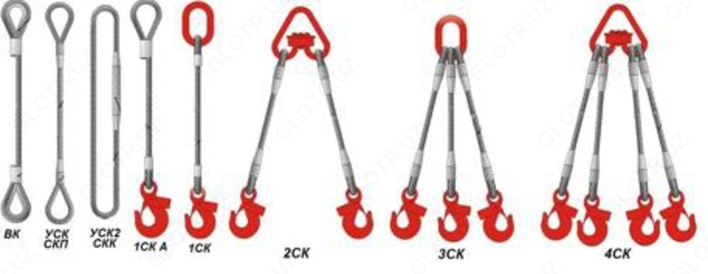 Изготовление канатных стропов (крановых)