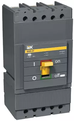 O'chirish to'xtatuvchisi IEK VA 88-37 3P 400A, termal elektromagnit bo'shatish bilan
