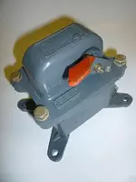 Пост управления одно-кнопочный "КУ123-12" (Выключатель)