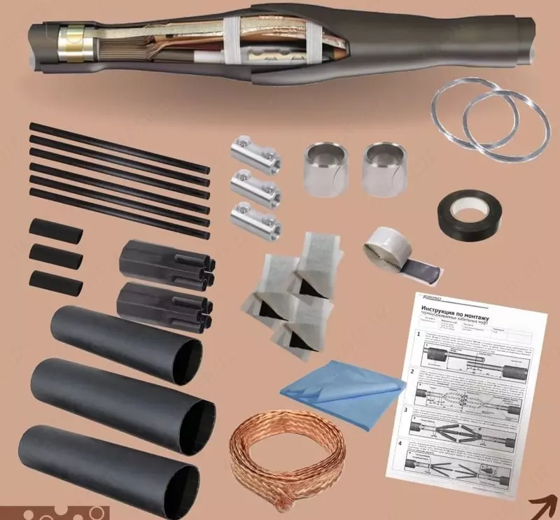 Соединительная кабельная Муфта 3 СТПУ "ZETA KABEL" 70/240