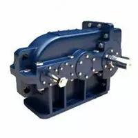 Цилиндрический вертикальный крановый редуктор ВК 475-28 (Трехступенчатый)