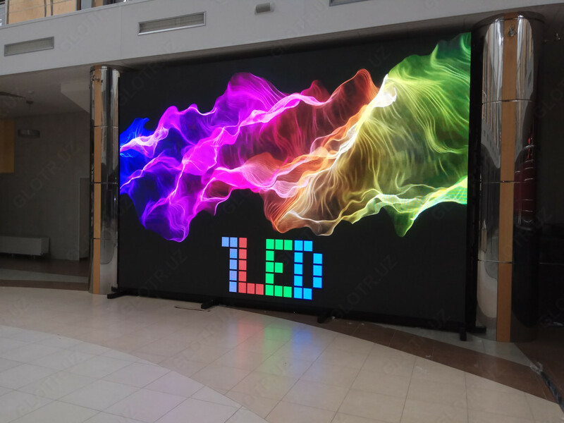 Лэд экран Р4. Бесплатная доставка +установка по Узбекистану.