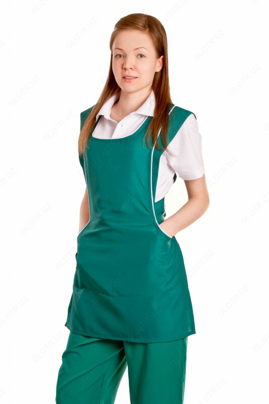 Фартук горничной/уборщиц - Силуэт - от {0} сум