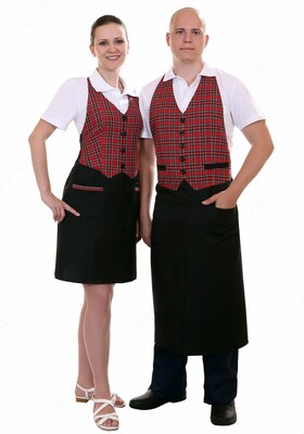 Жилет-Фартук "Шотландка"