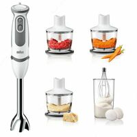   Мощный и бесшумный блендер 3в1 Braun MQ 503 с измельчителем и миксером.