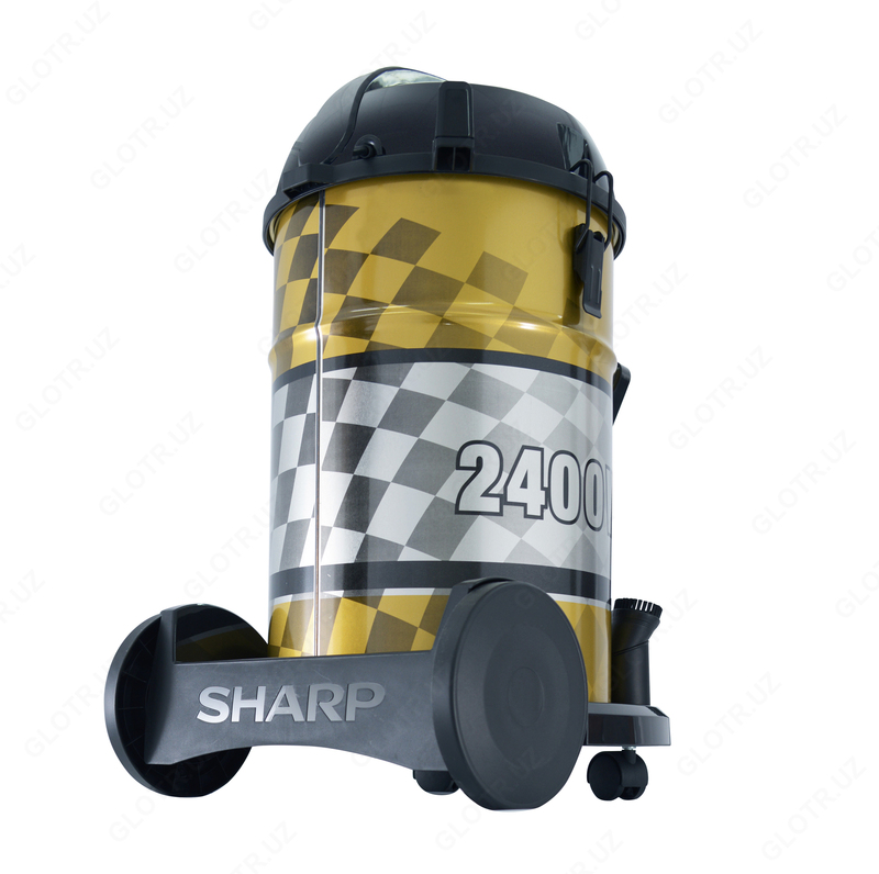   Строительный пылесос от SHARP с с огромным баком 22 литра. Зверская мощь 2400 Вт.