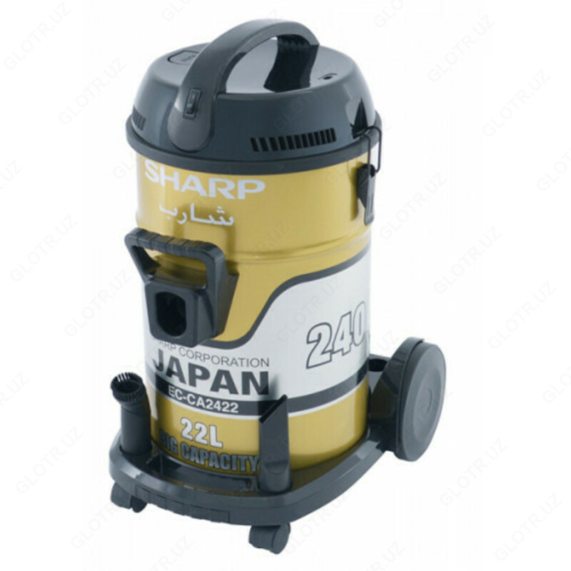  Строительный пылесос от SHARP с с огромным баком 22 литра. Зверская мощь 2400 Вт. DOSTAVKANADOM