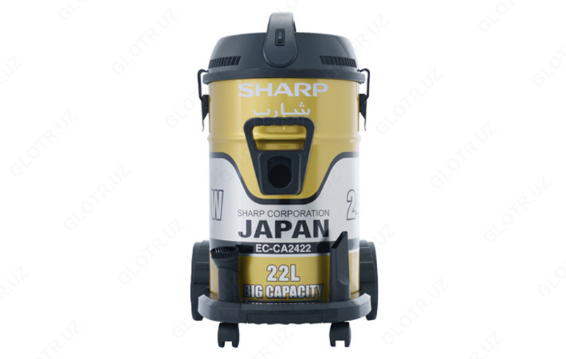  Строительный пылесос от SHARP с с огромным баком 22 литра. Зверская мощь 2400 Вт. - DOSTAVKANADOM