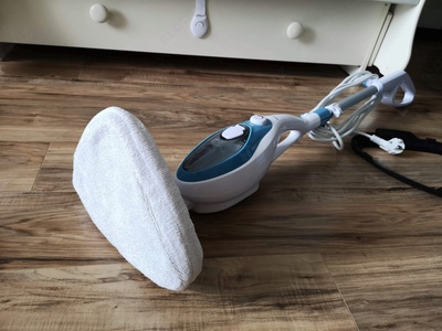 Супер паровая швабра + пароочиститель от российской компании KITFORT.