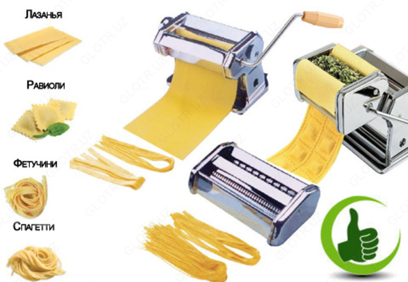  Ручная Тестораскатка + Лапшарезка 15 см Тестораскатки