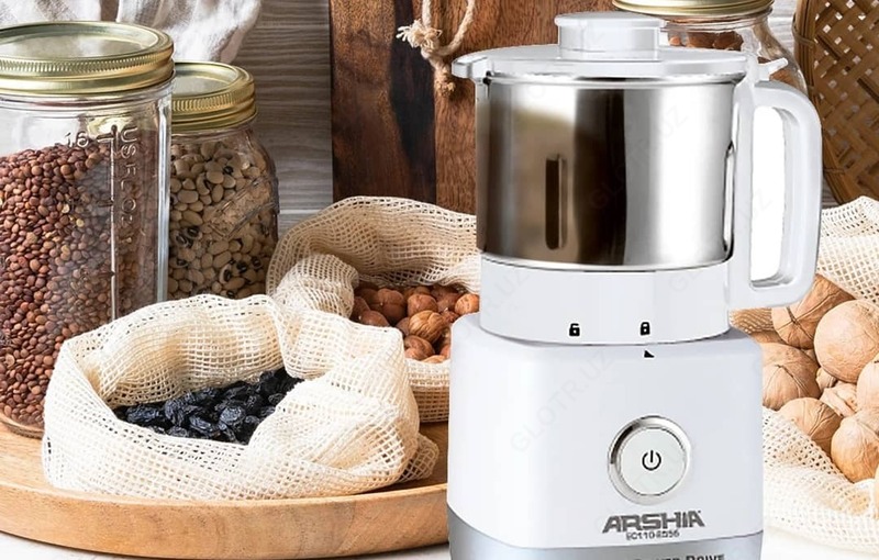   Germaniyaning Arshia kompaniyasining yarim professional kofe tegirmoni. Katta hajmi 600 ml.